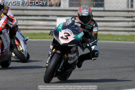 2008-05-11 Monza 0519 Superbike - Warm Up - Max Biaggi - Ducati 1098 RS 08